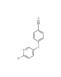 Astatech 4-((6-BROMOPYRIDIN-3-YL)OXY)BENZONITRILE; 0.25G; Purity 98%; MDL-MFCD22987899